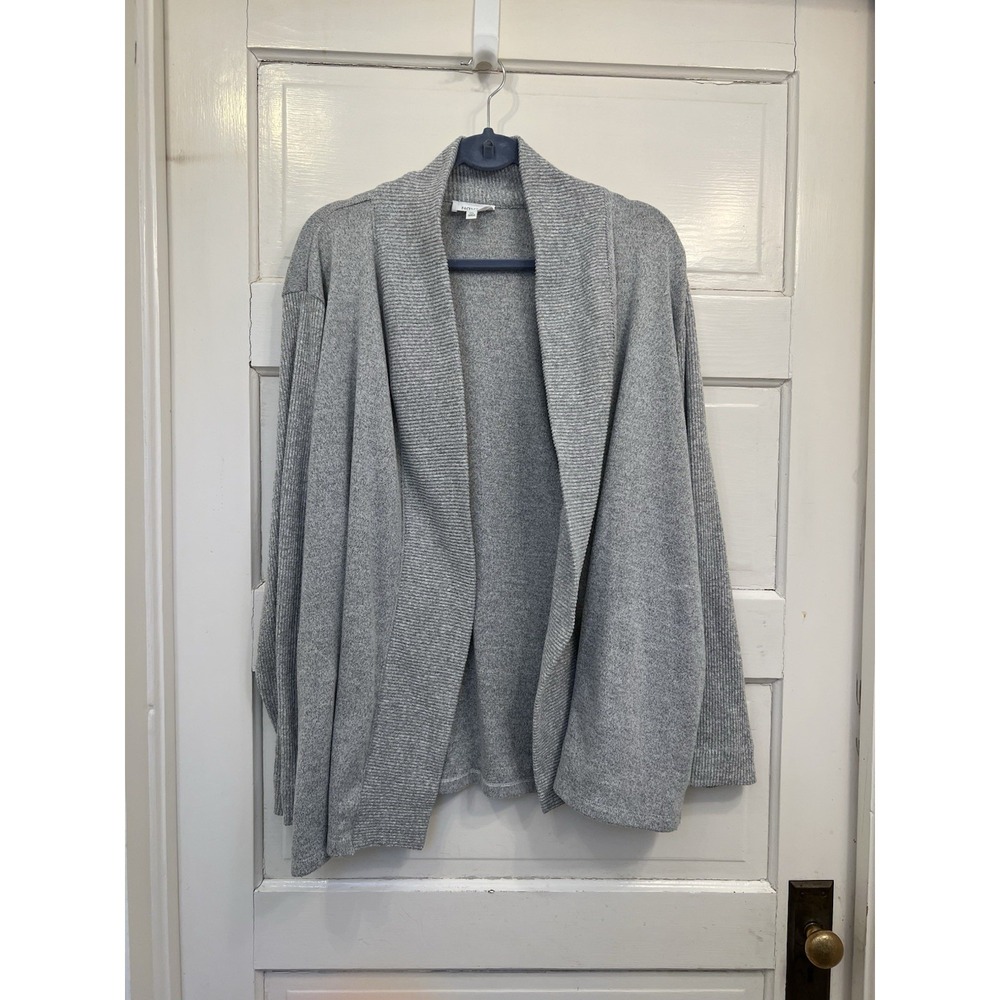 Haven Well Within Womens XXL Open Cardigan Gray Comfy EUC